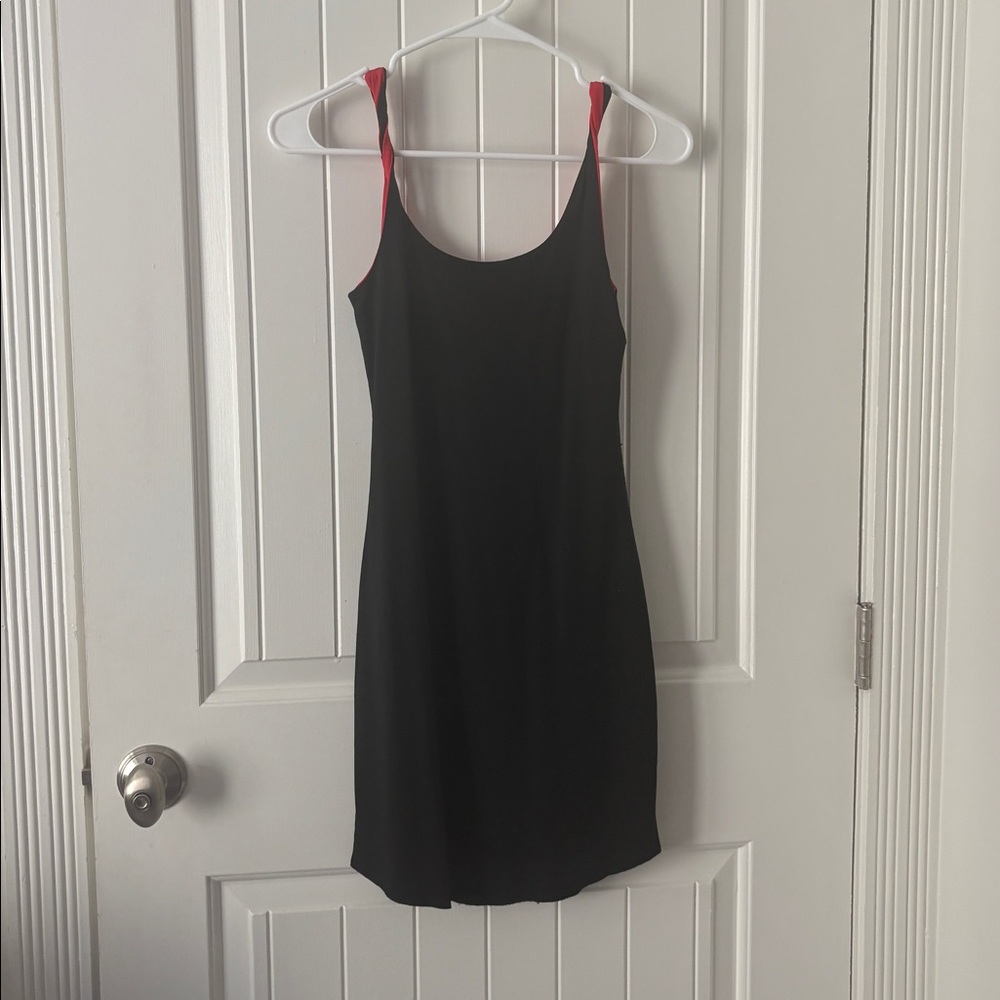 Vintage Reversible Black/Red Minidress